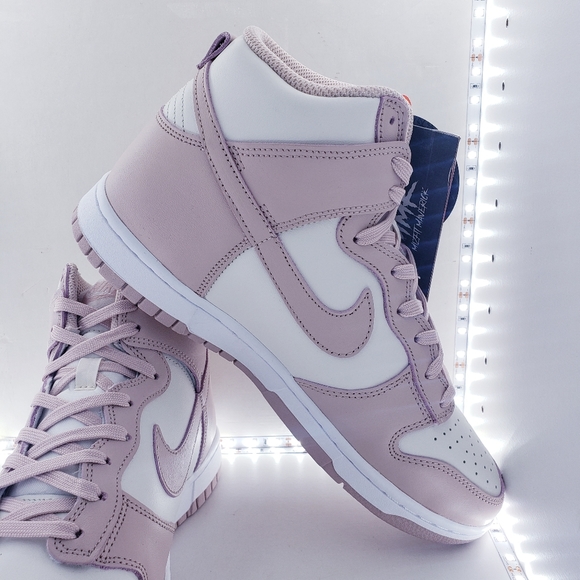 Nike Dunk High PINK OXFORD (WOMEN'S) - Picture 14 of 16